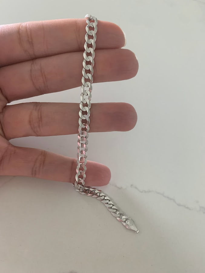 14K Gold SOLID Miami Concave Cuban Link Bracelet, 8" Inch, 5.9MM Thick, Real Gold Bracelet, SOLID Gold Cuban Bracelet, Men, Women, Unisex