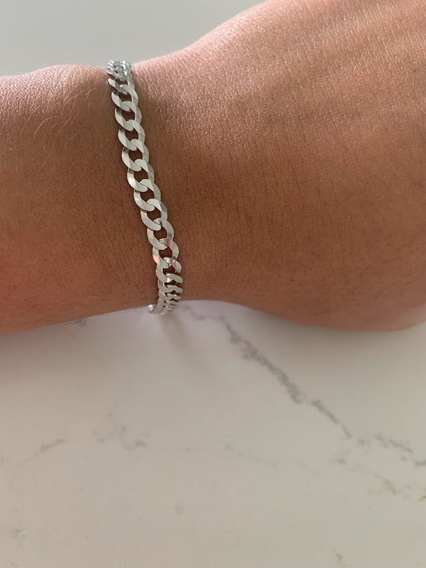 14K Gold SOLID Miami Concave Cuban Link Bracelet, 8" Inch, 5.9MM Thick, Real Gold Bracelet, SOLID Gold Cuban Bracelet, Men, Women, Unisex