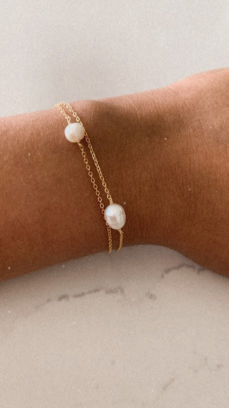 Pearl Bracelet in Sterling Silver
