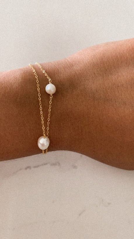 Pearl Bracelet in Sterling Silver