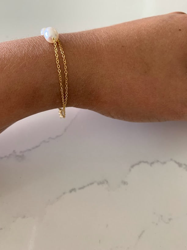 Pearl Bracelet in Sterling Silver
