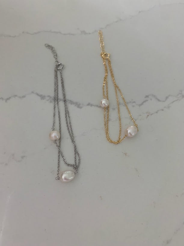 Pearl Bracelet in Sterling Silver