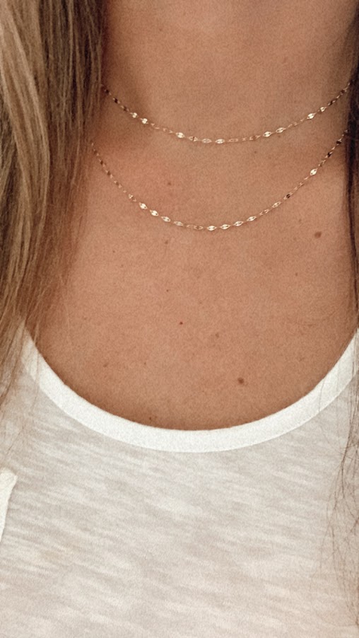 2MM 14K Yellow Gold Twisted Mirror Chain in Yellow Gold | Genuine Gold