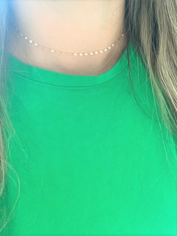 2MM 14K Yellow Gold Twisted Mirror Chain in Yellow Gold