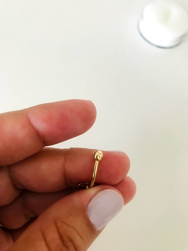 14K Solid Gold | CZ Heart Belly Button Rings | Navel Piercing |Belly Barbell | Belly Button Jewelry | Heart Shaped Navel Piercing