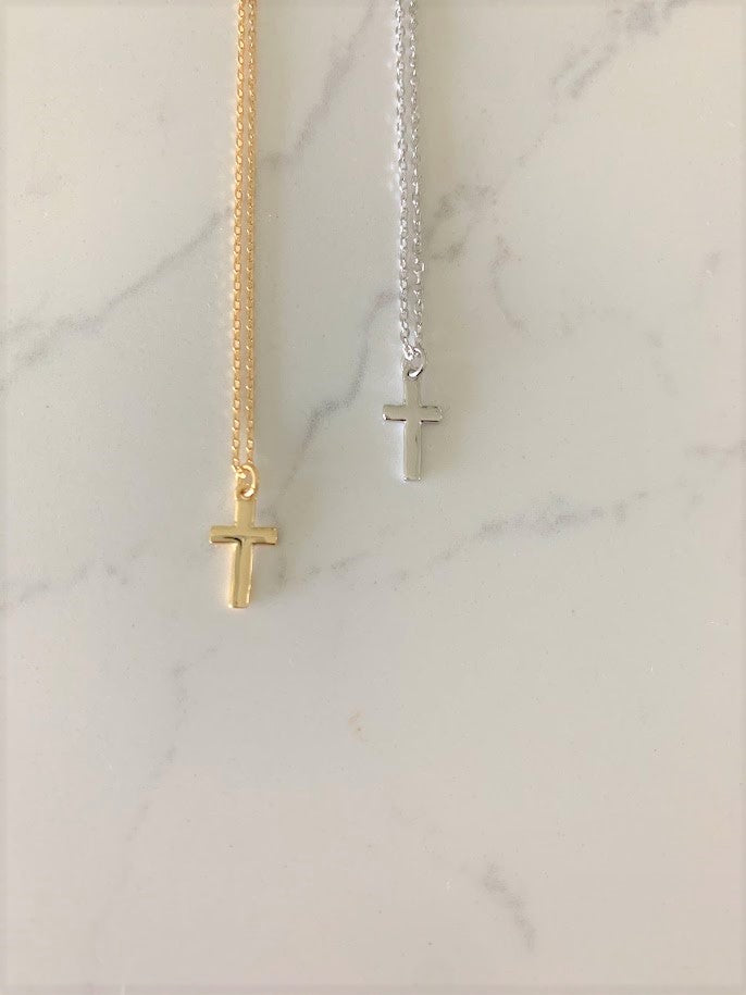Dainty Cross in Sterling Silver