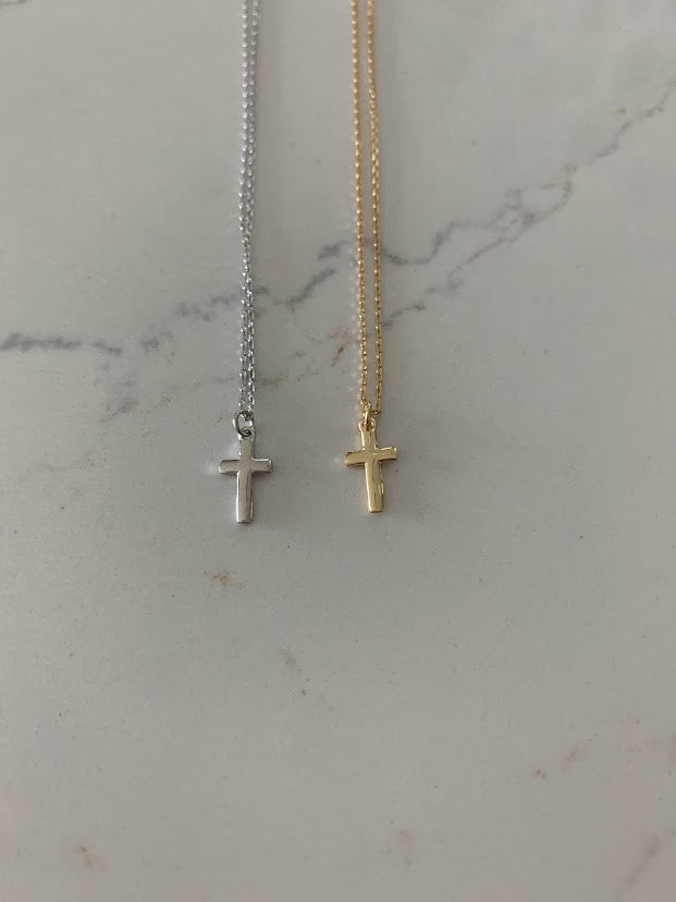 Dainty Cross in Sterling Silver