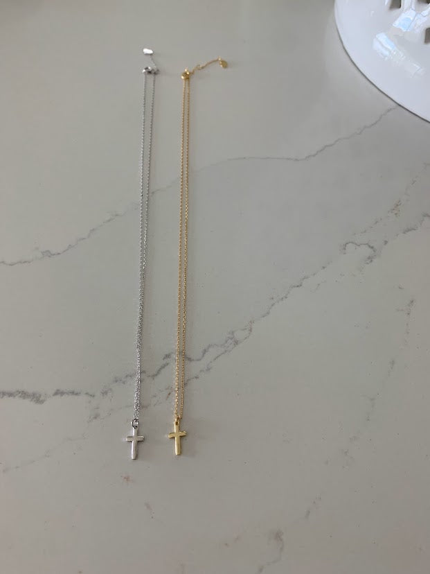 Dainty Cross in Sterling Silver