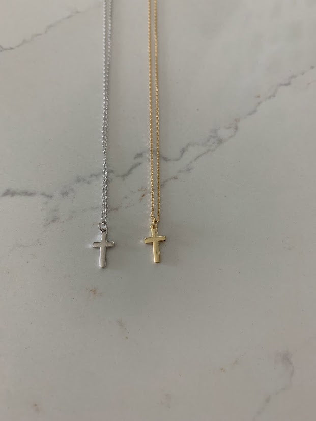 Dainty Cross in Sterling Silver