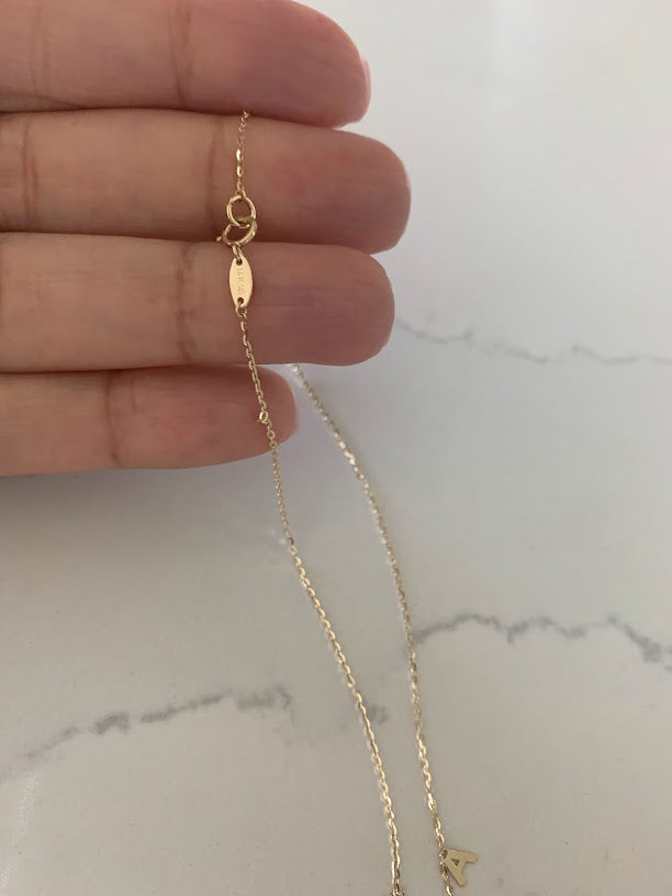 14K Gold MAMA Necklace | Mom Necklace