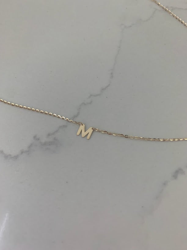 14K Gold MAMA Necklace | Mom Necklace