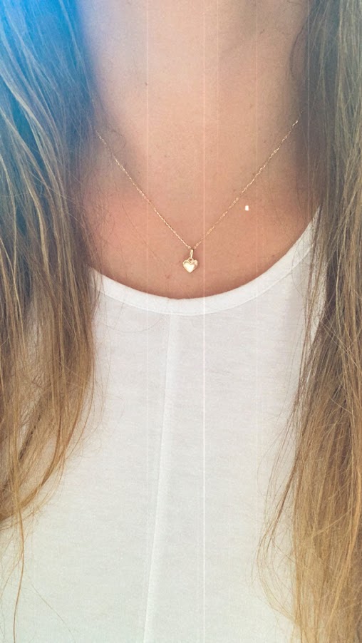 14K Gold Heart Charm | 8MM Puffed Heart Charm | Real Gold Heart Pendant | Love Gift | Gift for Her | Heart Charm | Dainty Pendant