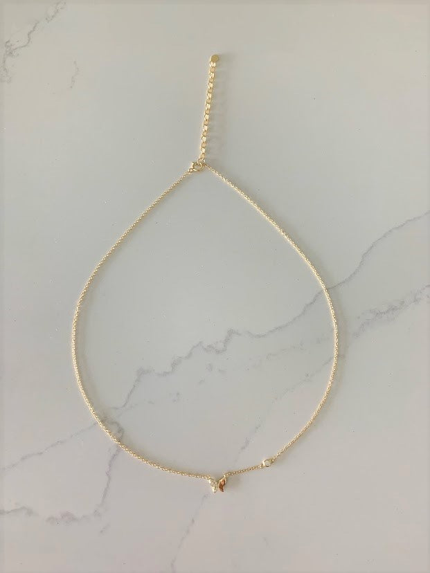Minimalist Butterfly Necklace | 18K Gold over Sterling Silver