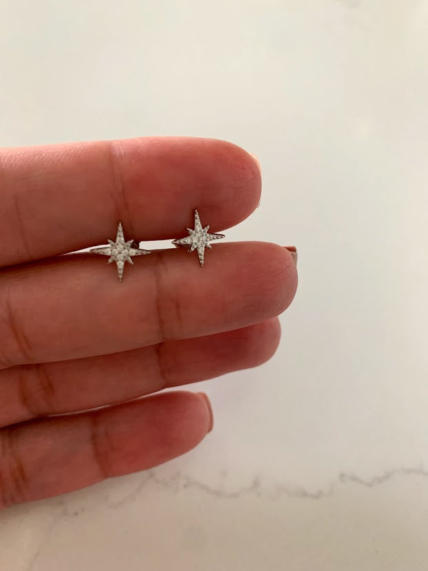 Tiny Sun Earrings