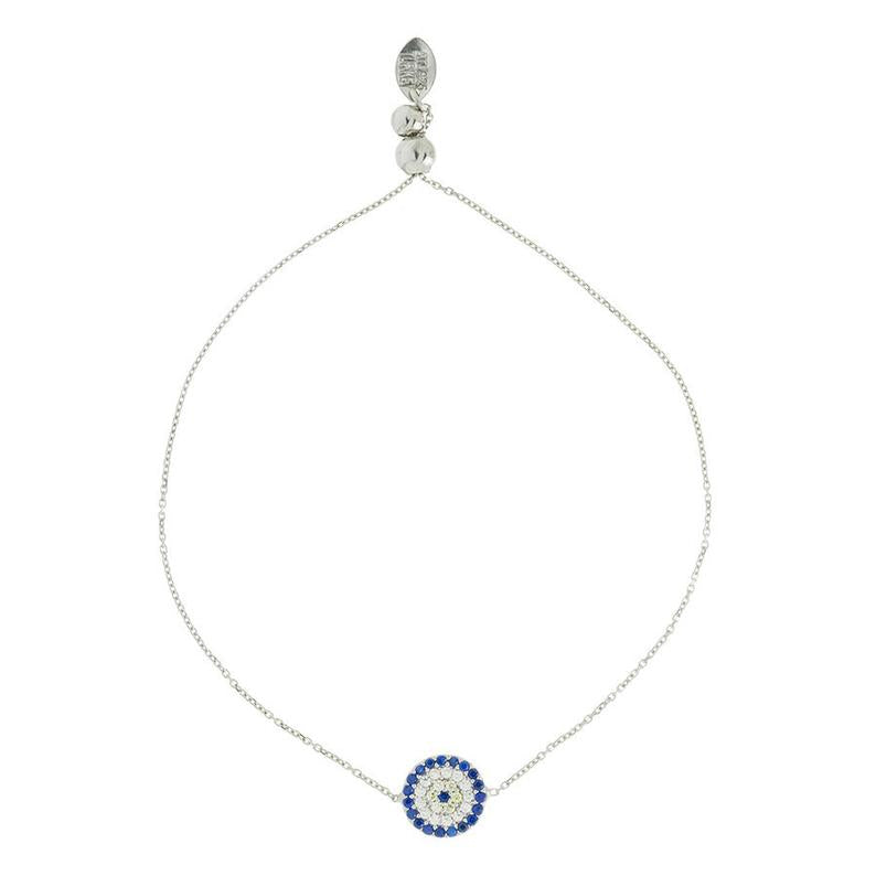 Evil Eye Bracelet in Sterling Silver