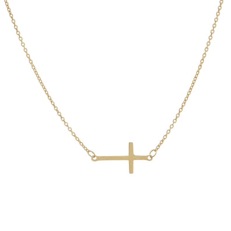 925 Sterling Silver Dainty Cross Necklace