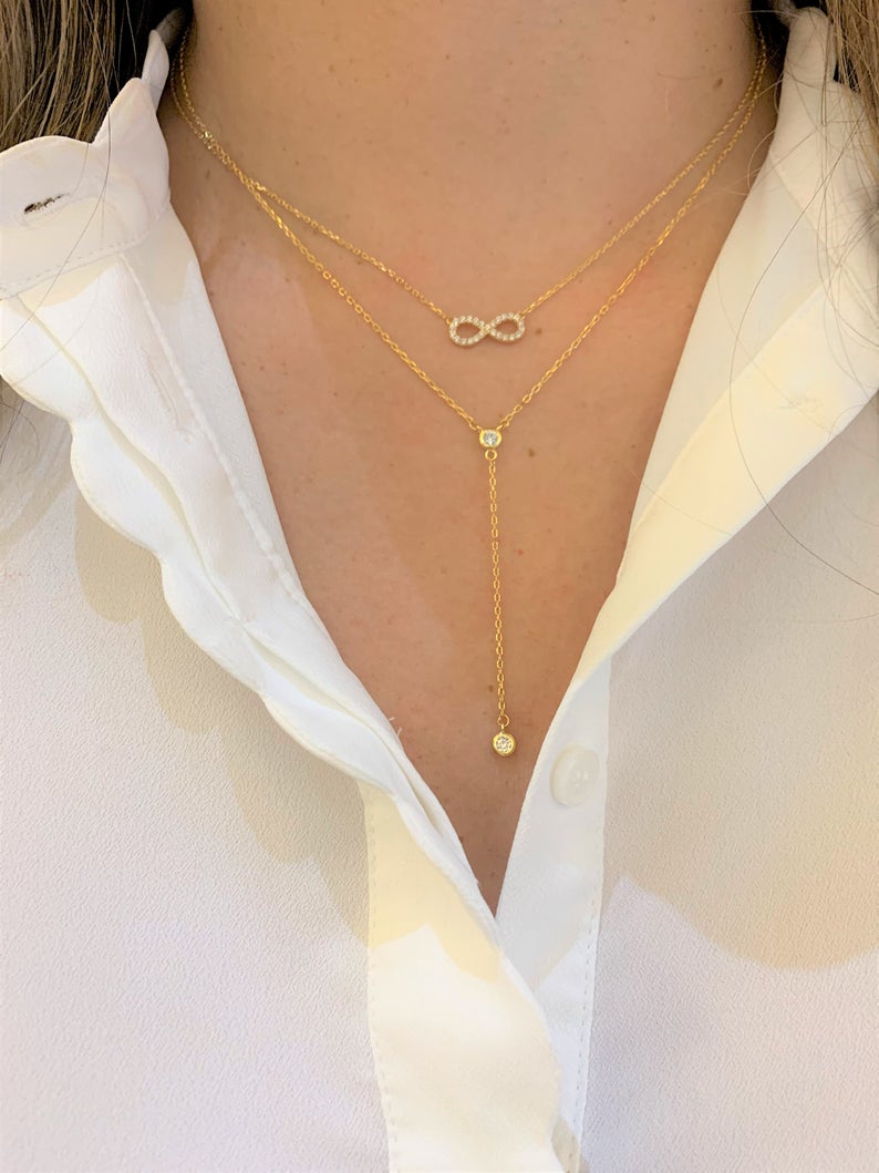 Dainty Infinity Necklace