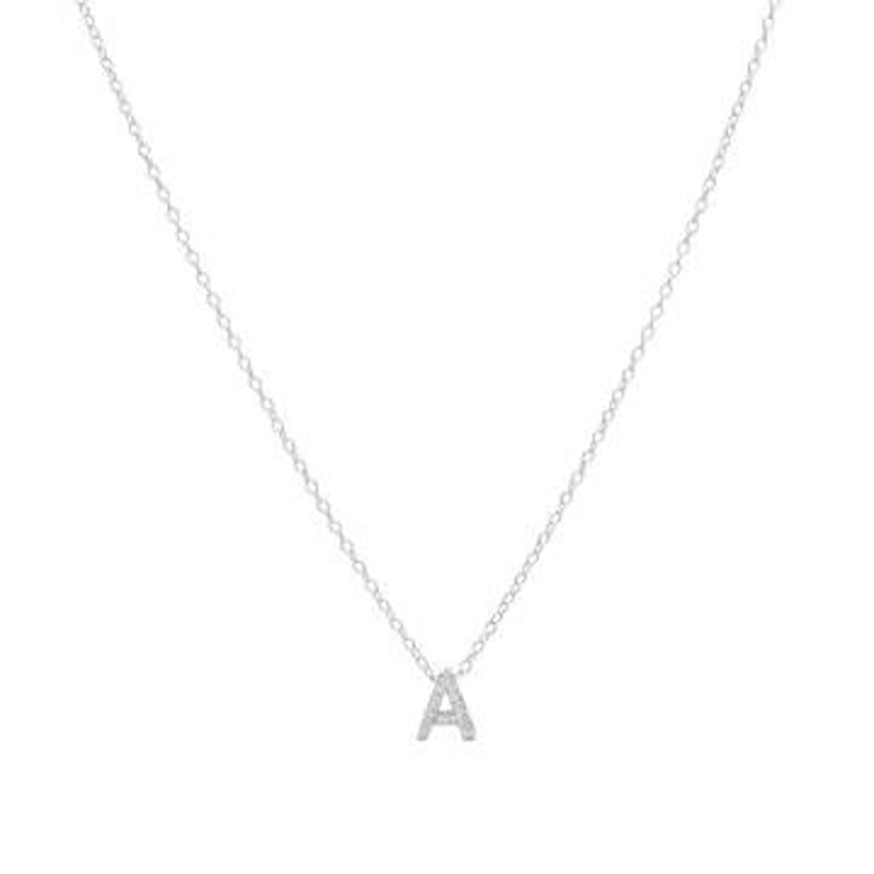 Top Seller: Pave Initial Necklace | Initial Necklace | Letter Chain