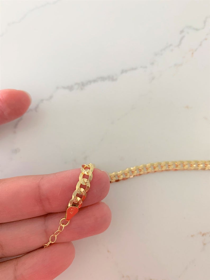 Reversible Curb Link Anklet