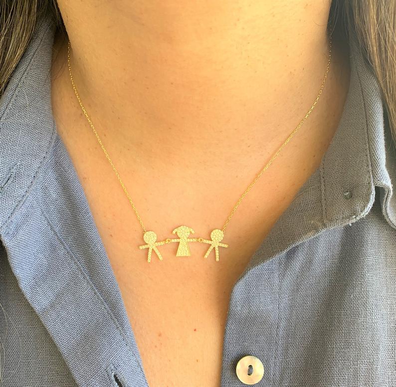 Mothers Children Necklace