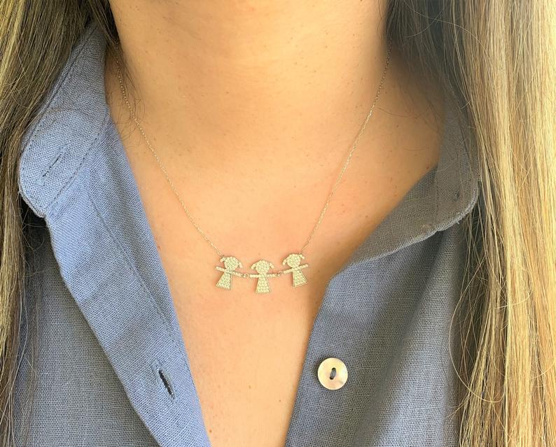 Mothers Children Necklace