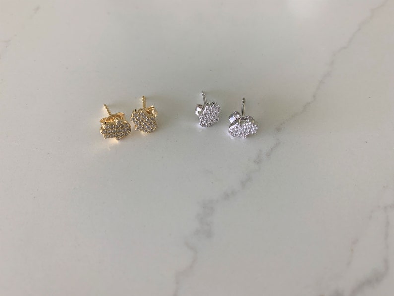 Tiny Hamsa Earrings