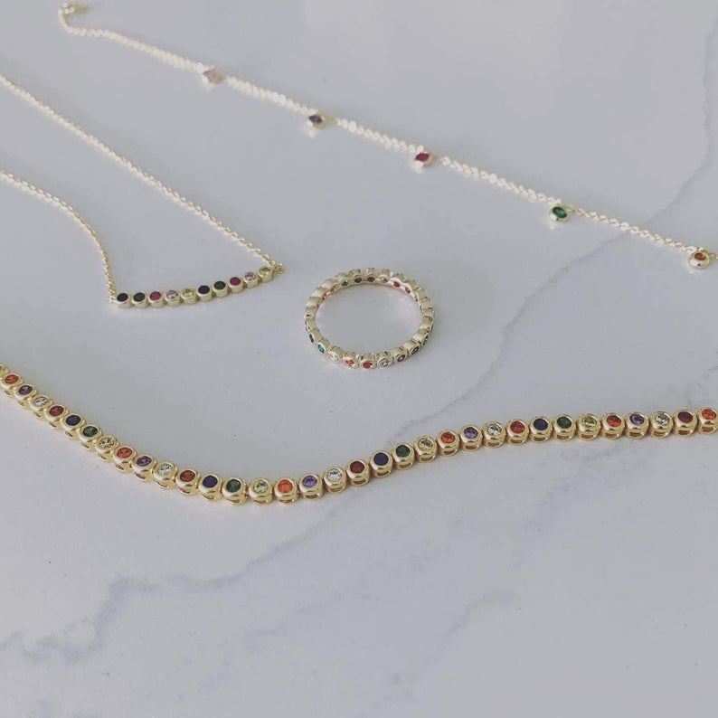 Rainbow Child Necklace