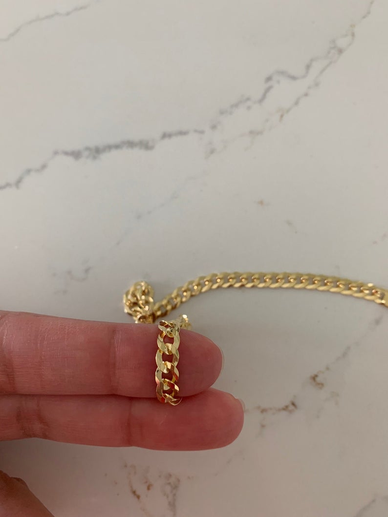 Reversible Curb Link Anklet
