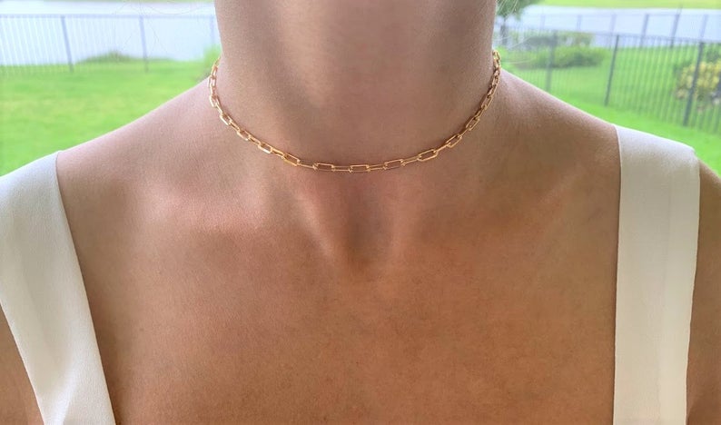 Regular Paperclip Chain Necklace | Best Seller