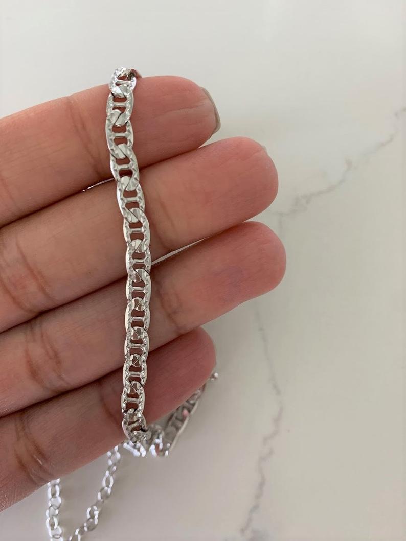 Gold Vermeil Reversible Mariner Chain