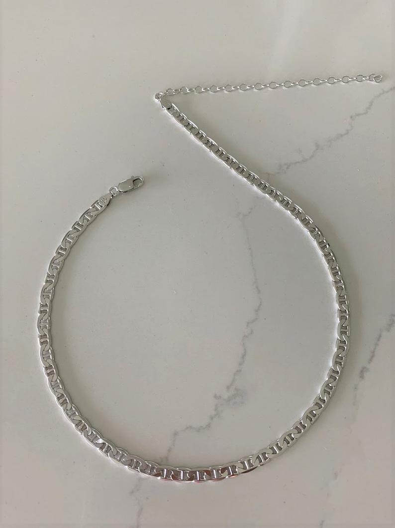 Gold Vermeil Reversible Mariner Chain