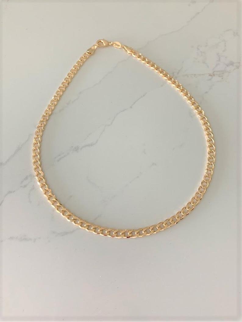5MM Cuban Curb Link Necklace
