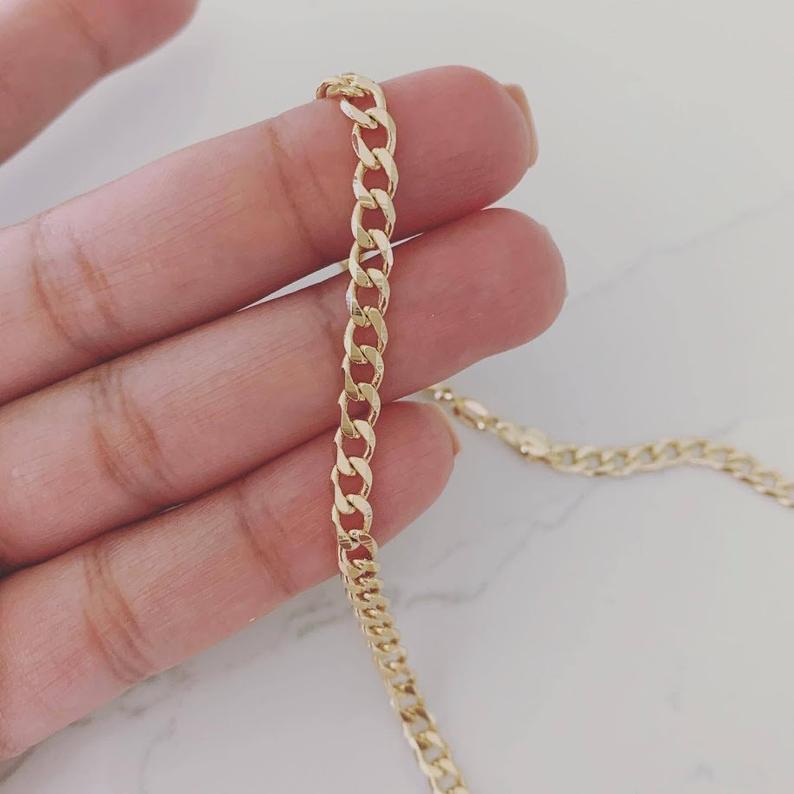 5MM Cuban Curb Link Necklace