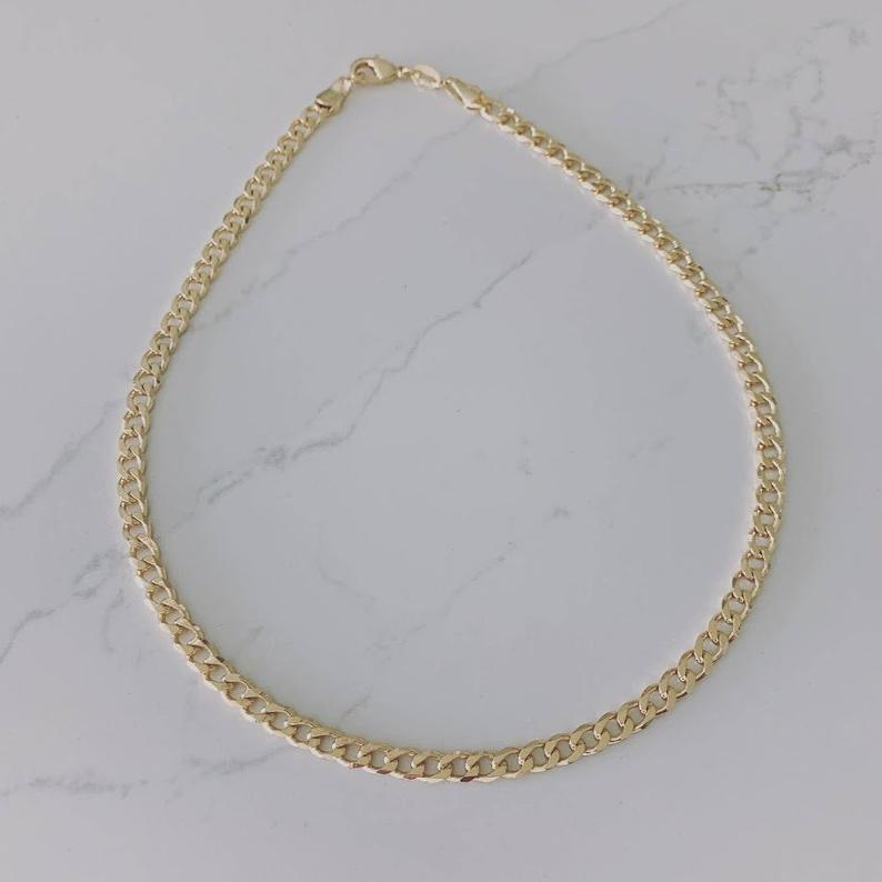 5MM Cuban Curb Link Necklace