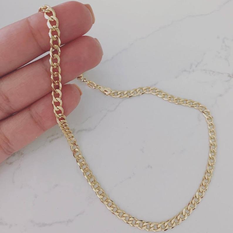 5MM Cuban Curb Link Necklace