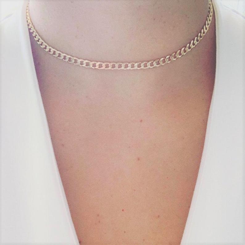 5MM Cuban Curb Link Necklace