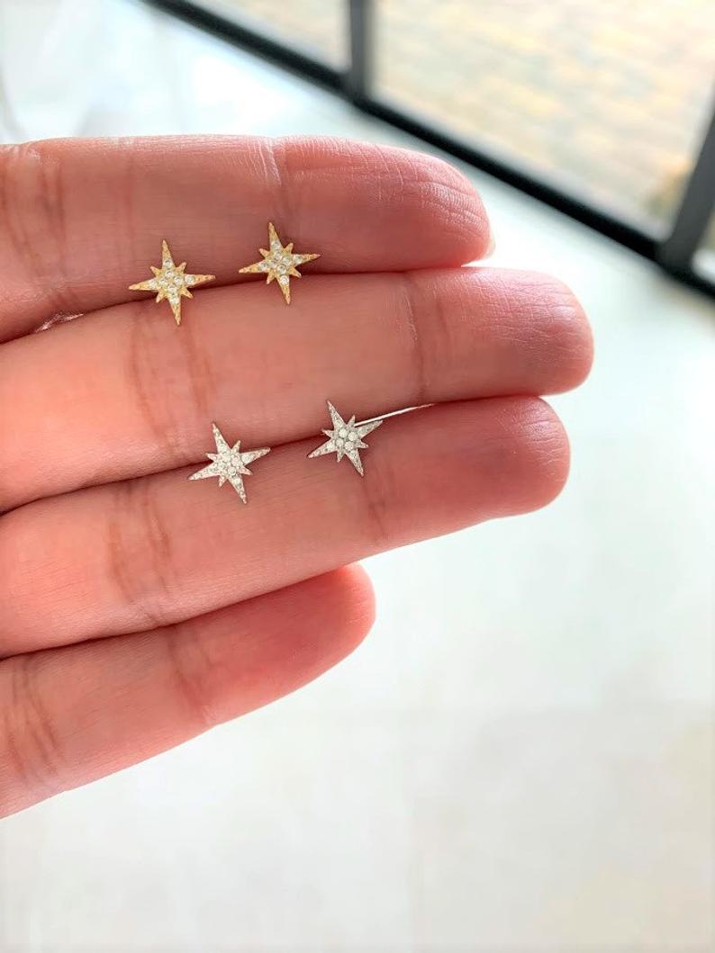 Tiny Sun Earrings