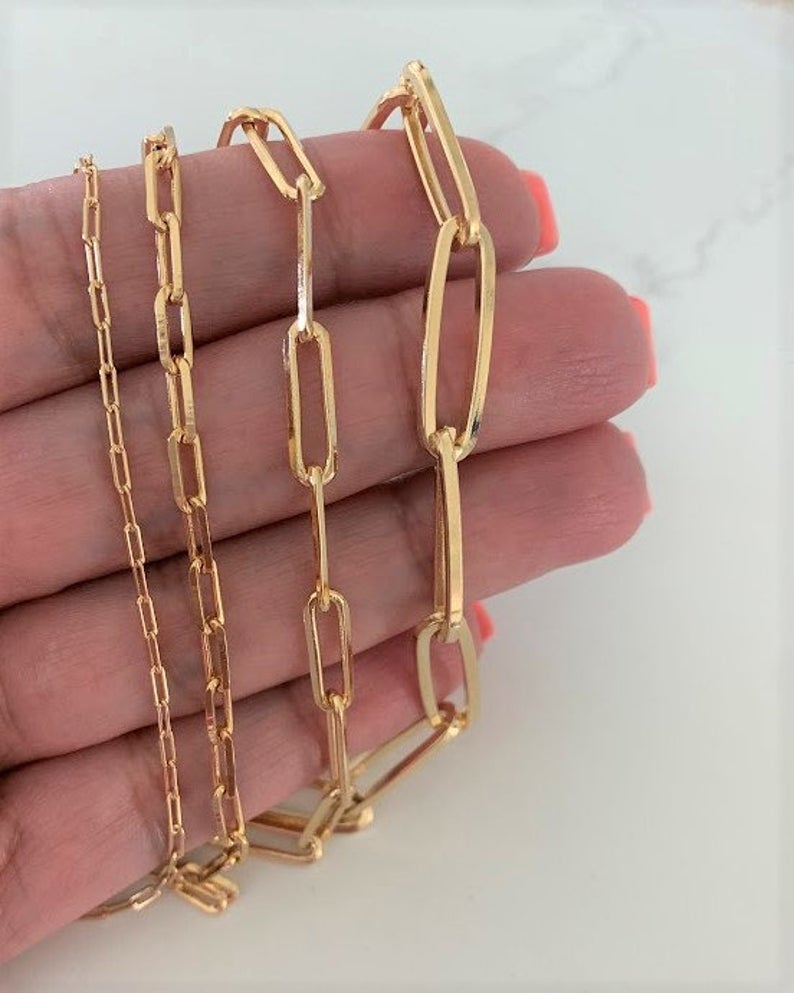 Regular Paperclip Chain Necklace | Best Seller
