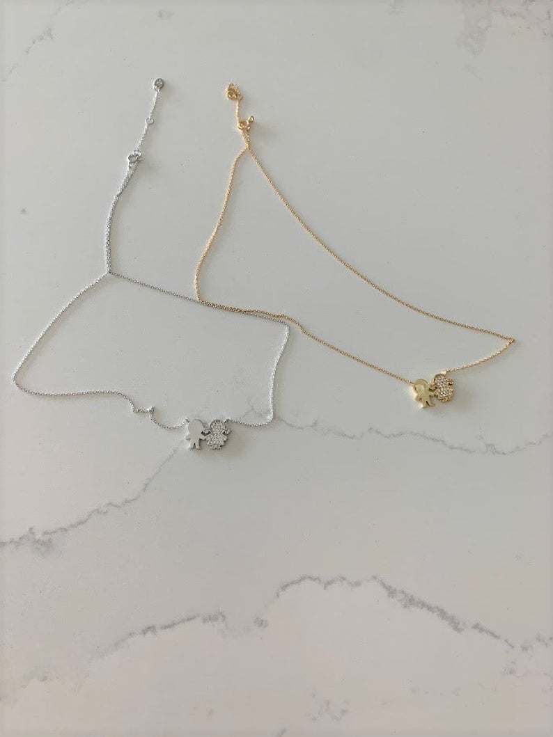 Boy & Girl Necklace for mom