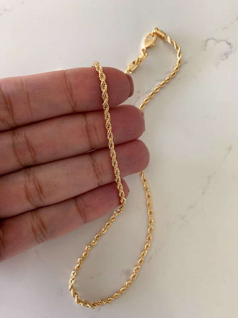2MM Gold-Filled Rope Necklace