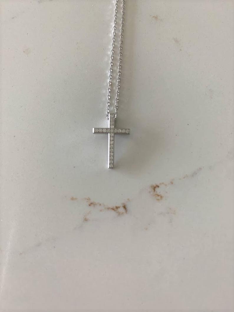 925 Small Cross Necklace