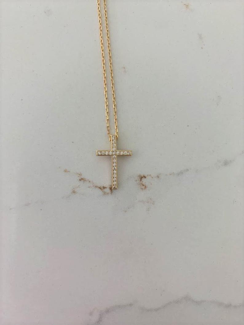 925 Small Cross Necklace