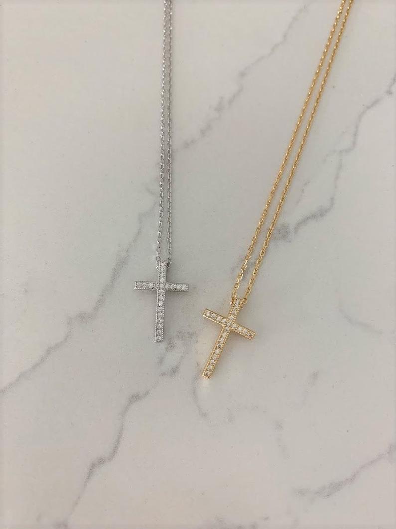 925 Small Cross Necklace