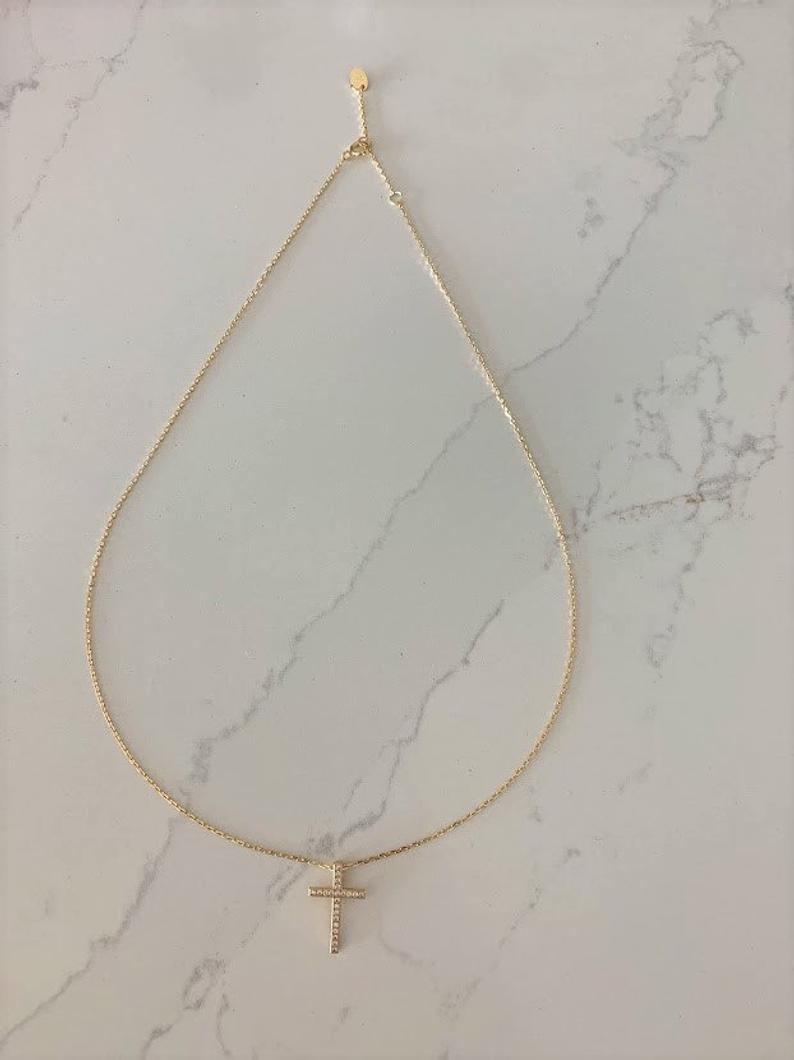 925 Small Cross Necklace