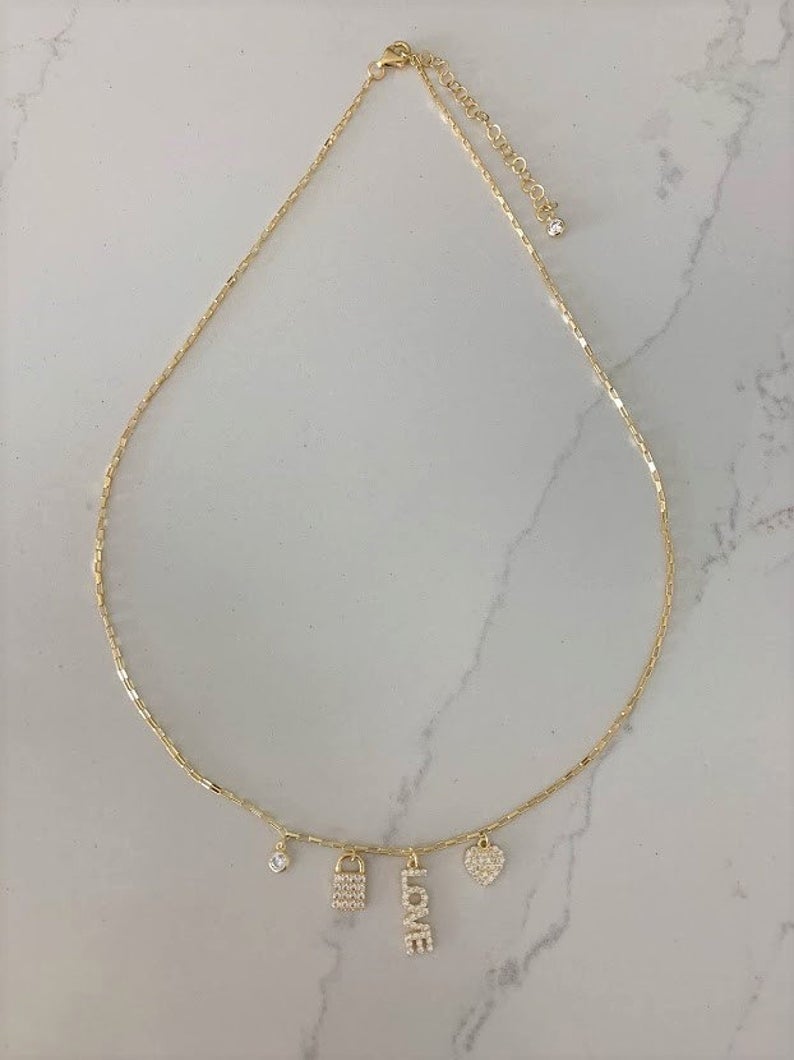 Sterling Silver and Gold Vermeil Paperclip Necklace