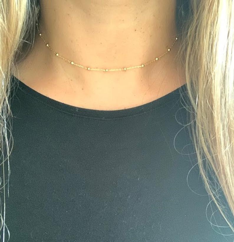 2MM Beaded Choker