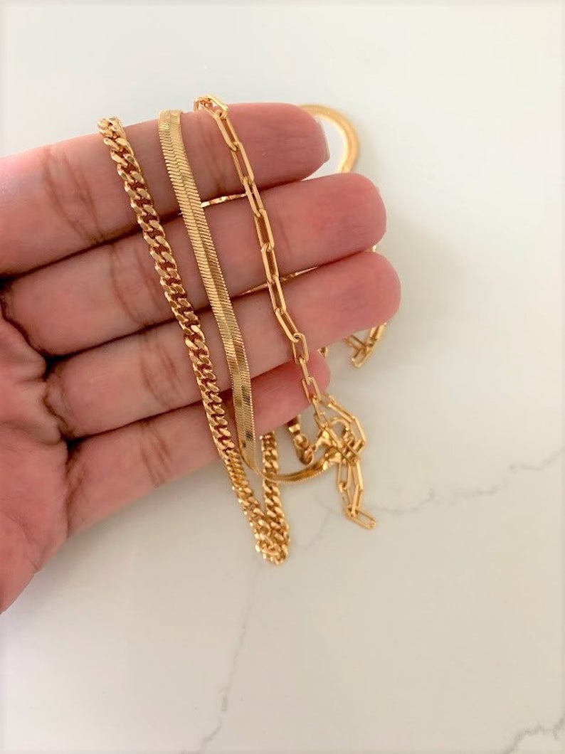 Fancy Gold Necklace Set