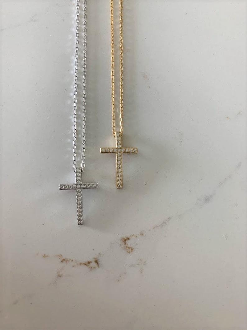 925 Small Cross Necklace