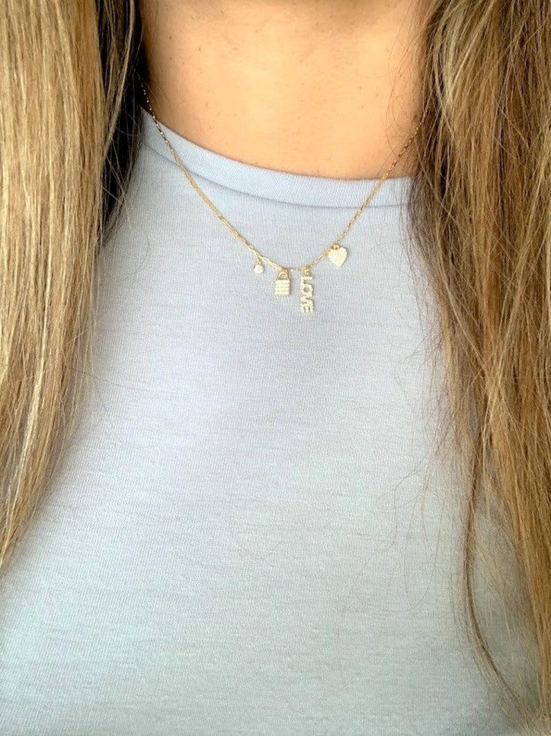Sterling Silver and Gold Vermeil Paperclip Necklace