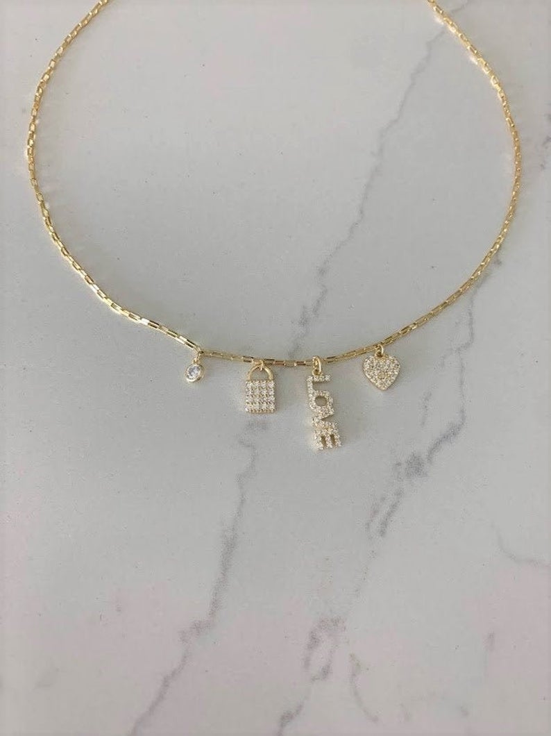 Sterling Silver and Gold Vermeil Paperclip Necklace